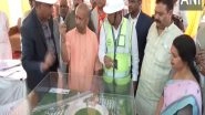 Sports News | UP: CM Yogi Adityanath Inspects International Cricket Stadium in Varanasi
