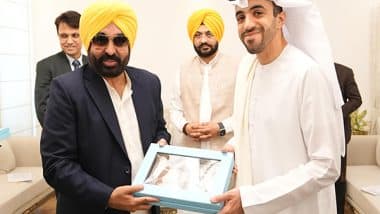 India News | UAE Ambassador Meets Punjab CM Bhagwant Mann to Discuss Economic Cooperation