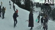 India News | J-K: Tourists Flock to Guldanda Meadow in Bhaderwah After Heavy Snowfall