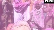 India News | Widows Holi Celebrated in Vrindavan with Colors and Joy