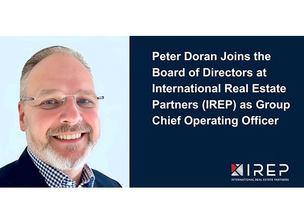 Business News | Peter Doran Joins the Board of Directors at International Real Estate Partners (IREP) as Group Chief Operating Officer