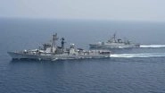 World News | INS Ranvir Participates in  Exercise Bongosagar '25,  Indian Navy-B'desh Navy Coordinated Patrol