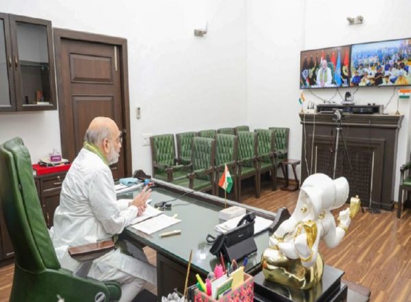 India News | Home Minister Amit Shah Inaugurates Multiple Infrastructure Projects in Gandhinagar Through Virtual Mode