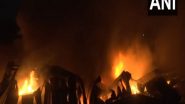 India News | West Bengal: Major Fire Breaks out in Plastic Scrap Godown in Siliguri