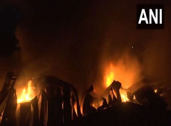 India News | West Bengal: Major Fire Breaks out in Plastic Scrap Godown in Siliguri