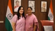 India News | Delhi CM Rekha Gupta Meets MP Bansuri Swaraj, Discusses Public Welfare & Governance