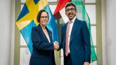 World News | Abdullah Bin Zayed, Swedish FM Sign MoU on Political Consultations