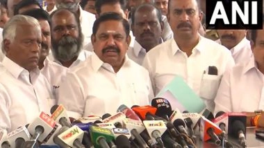 India News | DMK Govt Must Resign:  AIADMK's Palaniswami Alleges Rs 40,000 Cr TASMAC Scam