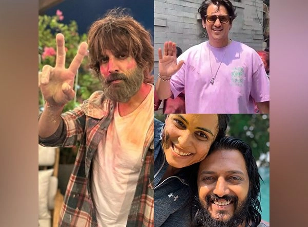 Entertainment News | Kartik Aaryan, Vijay Varma, Riteish Deshmukh and More Bollywood Celebs Celebrate Holi; Extend Festive Wishes to Fans
