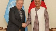 World News | UN Chief Antonio Guterres Thanks Bangladesh, Calls for Rohingya Aid