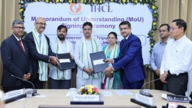 India News | Tripura Government Signs MoU with IHCL for Development of Taj Pushpavanta Palace Hotel