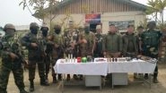 India News | Manipur: Security Forces Recover Arms, Ammunition, Explosives in Joint Operations