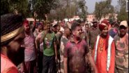 India News | BSF Troops Celebrate Holi at India-Pakistan Border in Amritsar