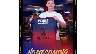 Sports News | England Star Jacob Bethell Arrives in Bengaluru Ahead of RCB's 2025 IPL Season