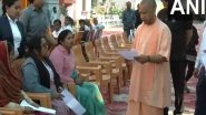 India News | Uttar Pradesh CM Yogi Holds Janata Darshan at Gorakhnath Temple in Gorakhpur