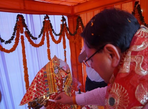 India News | Uttarakhand CM Pushkar Dhami Inaugurates Maa Purnagiri Mela