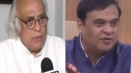 India News | War of Words Between Jairam Ramesh and Assam CM over Congress Spokesperson's Arrest