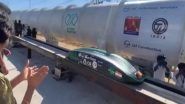Business News | Hyperloop Tube in India to Soon Become World's Longest at 410 Meters:  Ashwini Vaishnaw