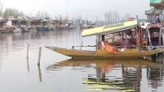 India News | J-K: Tourists Enjoy Chilly Morning at Dal Lake in Srinagar