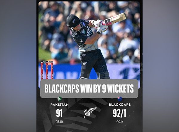 Sports News | Jamieson, Duffy Breathe Fire as NZ Beat Pakistan by Nine Wickets