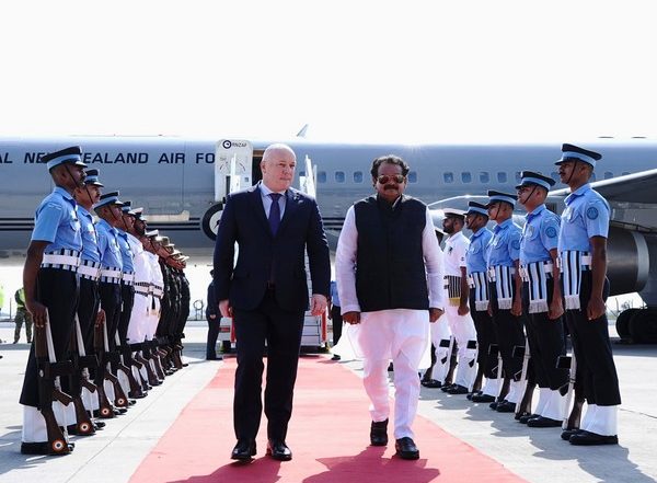 World News | New Zealand PM Christopher Luxon Arrives in Delhi