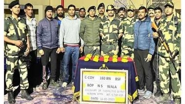 India News | Punjab: BSF Recovers Huge Quantity of Heroin Near Indo-Pak Border in Fazilka