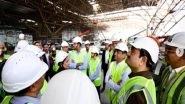 Business News | Gautam Adani Visits Navi Mumbai Airport, Set for Inauguration This June