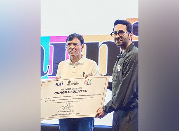 Entertainment News | Ayushmann Khurrana Becomes 'Fit India' Icon in PM Modi's Fit India Movement to Inspire People for Fitness and Well-being