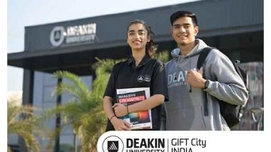 Business News | Deakin University Expands Scholarship Opportunities for Indian Students at GIFT City Campus, Details Announced