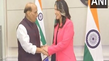 India News | India Raises Issue of Anti-India Activities of SFJ in US During Meeting with Tulsi Gabbard
