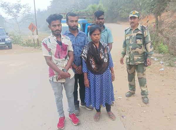 India News | Meghalaya: BSF Apprehends Four Bangladeshi Nationals in South West Garo Hills