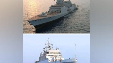 India News | GRSE Completes Contractor Sea Trials of Two Warships Simultaneously