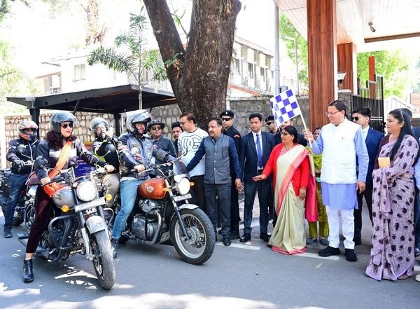India News | CM Dhami Flags off 'Drugs Free Uttarakhand' Bike Rally in Dehradun