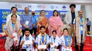 Sports News | India Celebrate Triumph of Athletes Returning from Special Olympics World Winter Games 2025