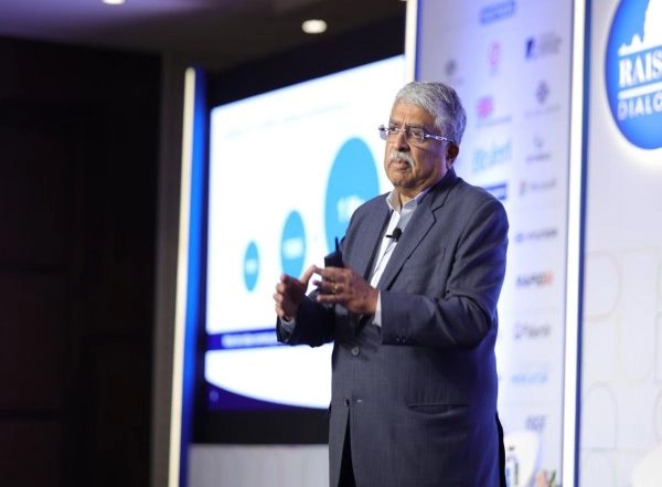 Business News |  India's Strength's Been Using Technology for Masses, AI Can Help Achieve 8% Growth: Nandan Nilekani
