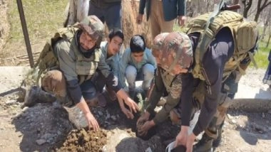 India News | J-K: Indian Army Conducts Plantation Drive with Locals in Doda District