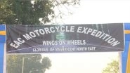 India News | Indian Air Force Organise Bike Expedition at Bagdogra Air Force Station