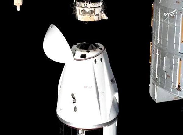 World News | Space X Capsule Carrying Astronauts Sunita Williams, Barry Wilmore Undocks from Space Station; NASA Begins Earth Re-entry Coverage