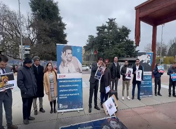 World News | PTM Switzerland Holds Protest at UNHRC Against Atrocities Faced by Pashtuns in Pakistan