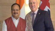 World News | Union Minister JP Nadda Meets New Zealand PM Christopher Luxon