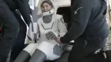 World News | Sunita Williams, NASA's Crew-9 Astronauts Breathe Earthly Air After 9 Months, Disembark from SpaceX's Dragon