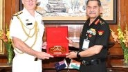 World News | New Zealand Navy Chief, COAS Dwivedi Discuss Ways to Enhance Defence Cooperation