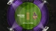 Business News | TECNO's #SignalJeetKa Campaign Hits the Pitch with Kolkata Knight Riders