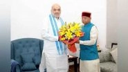 India News | Himachal Governor Shiv Pratap Shukla Meets Home Minister Amit Shah