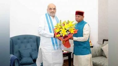 India News | Himachal Governor Shiv Pratap Shukla Meets Home Minister Amit Shah