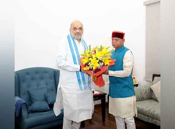 India News | Himachal Governor Shiv Pratap Shukla Meets Home Minister Amit Shah