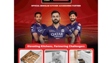 Business News | Spitze by Everyday Partners with Royal Challengers Bengaluru (RCB) as Its Official Modular Kitchen Accessories Partner for IPL Season 2025