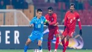 Sports News | Sunil Chhetri Slams His 95th Goal as India Outplay Maldives