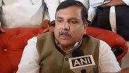 India News | Sanjay Singh Slams FIR Against Satyendar Jain, Says 'central Government Always Harasses AAP'