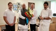 India News | Bihar Congress Chief Rajesh Kumar Meets Kharge, Rahul Gandhi; Vows to Strengthen Party Ahead of Assembly Polls